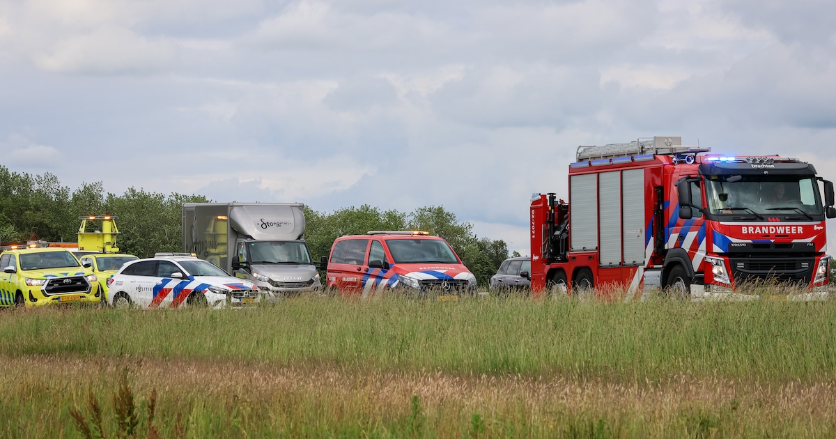 File wegens ongeval op A7 bij Luxwoude