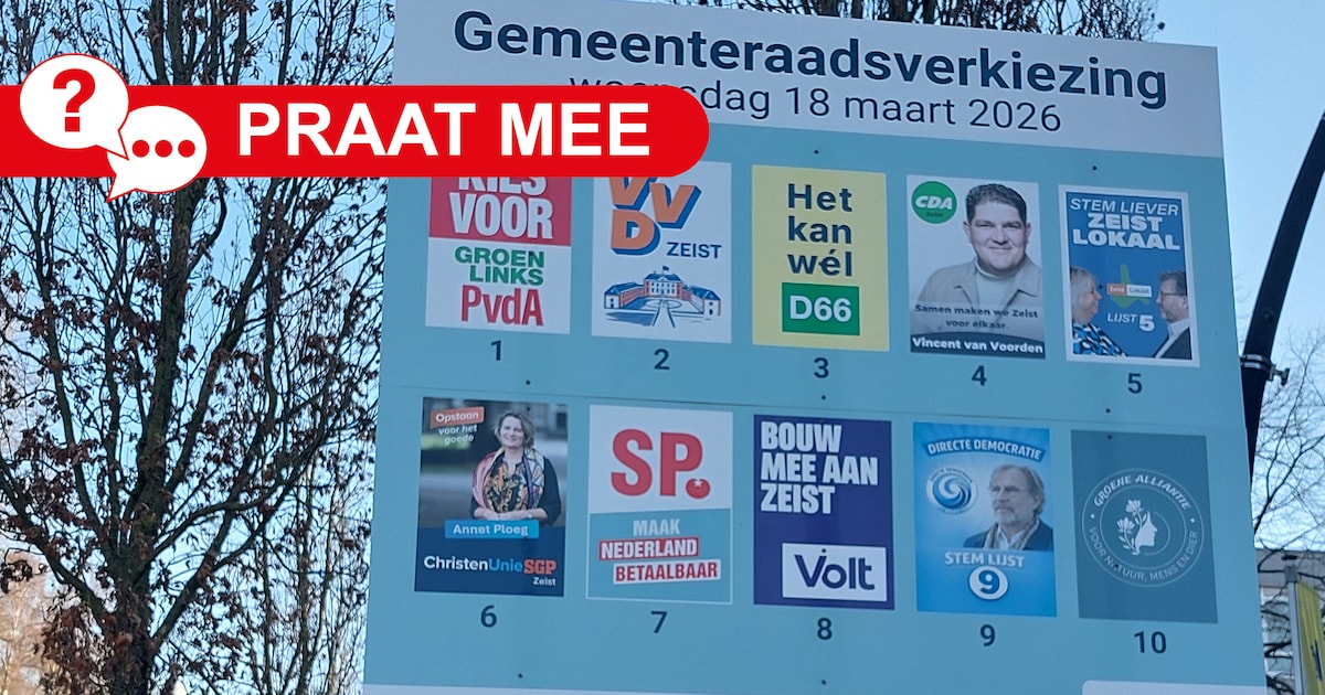 Praat Mee ?? Hoe zie jij de verschillen in stemgedrag in de wijken van Zeist?