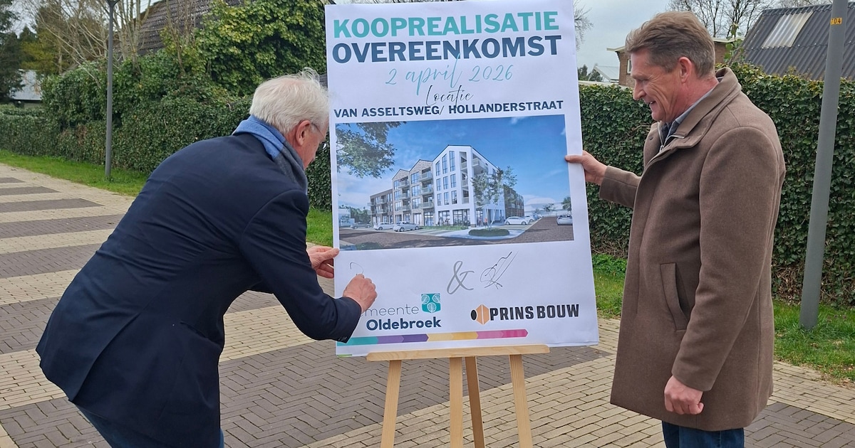 Oldebroek draagt grond over voor nieuw woon-winkelgebouw in het dorpshart