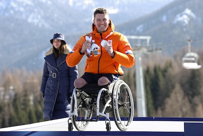 Zitskiër Niels de Langen pakt eerste Nederlandse medaille op Paralympische Winterspelen