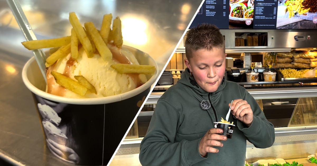KIJK | Deze bizarre smaak ijs serveren ze op Urk!