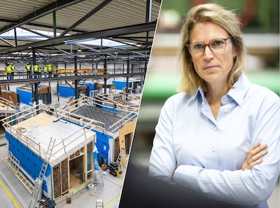 Kabinet wil dat binnen vier jaar de helft van alle nieuwbouwwoningen uit de fabriek rolt