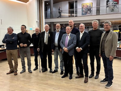 Raadsleden Valkenswaard namen afscheid met Koninklijke onderscheiding