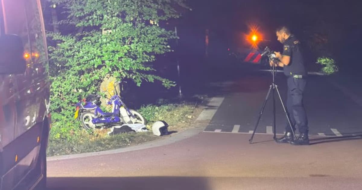 Bromfietser ernstig gewond na ongeval in Montfort