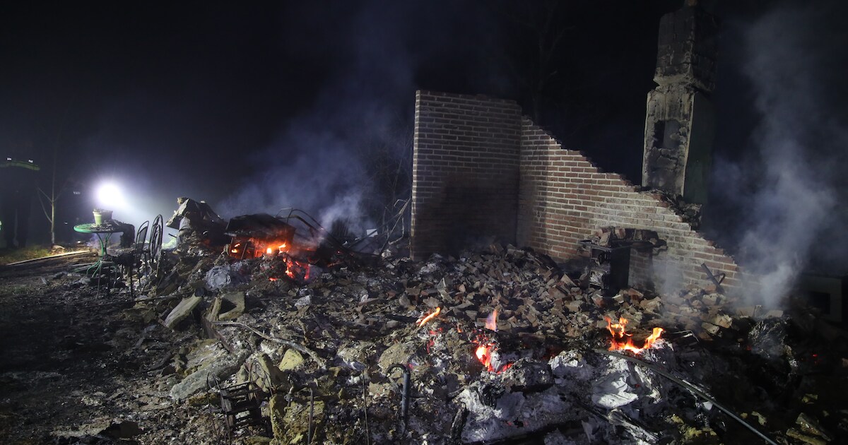 Woonhuis compleet verwoest door explosie in Heijen 'enkele muur staat nog overeind'
