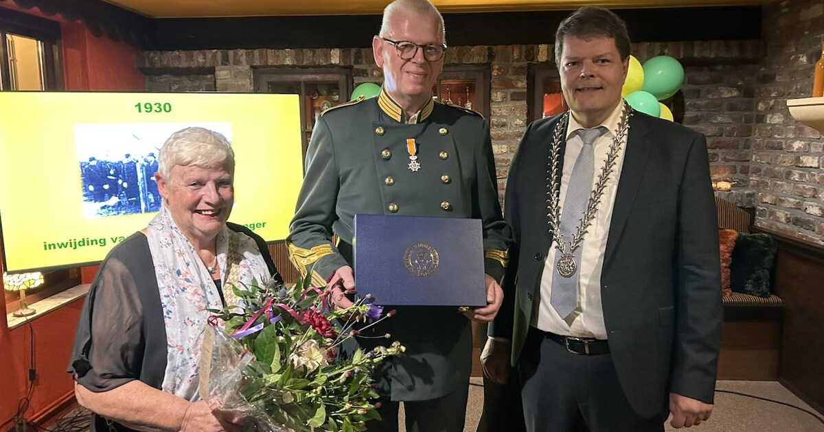 Joep Baggen uit Vaals ontvangt Koninklijke Onderscheiding