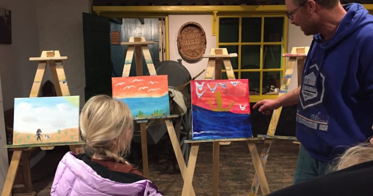 Katwijks Museum organiseert creatieve schilderworkshop voor kinderen
