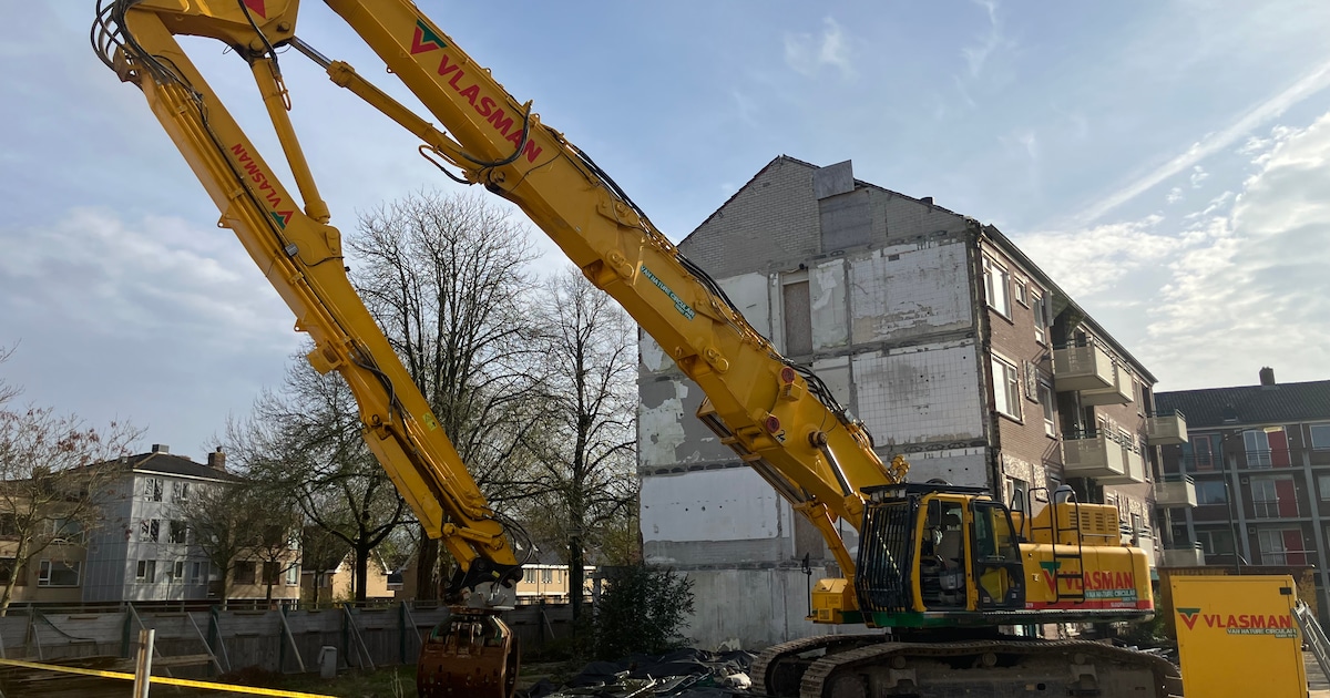 Laatste resten van Bilthovense explosieflat gesloopt, nieuwbouw start volgend jaar