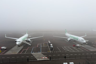 Vluchten vertraagd op Eindhoven Airport door dichte mist