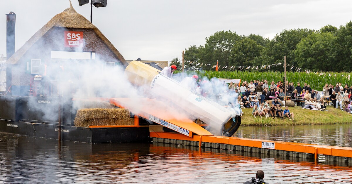 Fiets ’m erin zorgt voor spektakel in Staphorst | Foto