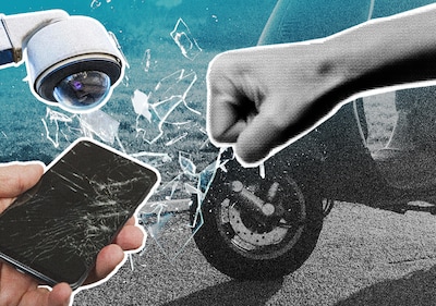 Op koningsnacht deelt P. (19) klappen uit en een maand later vernielt hij met zijn scooter een wasbo