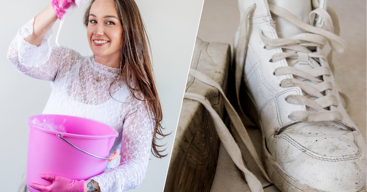 hoe krijg ik mijn veters weer wit