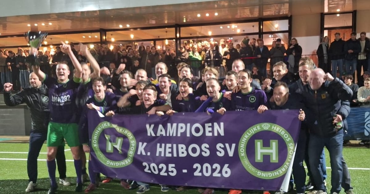 K. Heibos SV pakt kampioenstitel na zenuwslopende match: “Ontlading was enorm”
