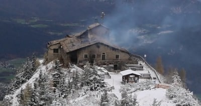 Grote brand in Hitlers Adelaarsnest nog altijd niet geblust, historische plek mogelijk niet meer te redden