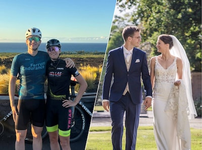 Voormalig tophockeyster Michelle en kersverse echtgenoot Joris doen tijdens huwelijksreis Ironman Hawaii