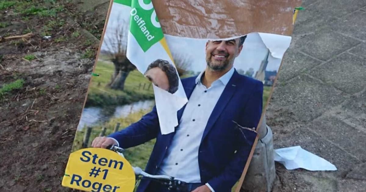 Onenigheid door vernielde verkiezingsborden, burgemeester adviseert aangifte