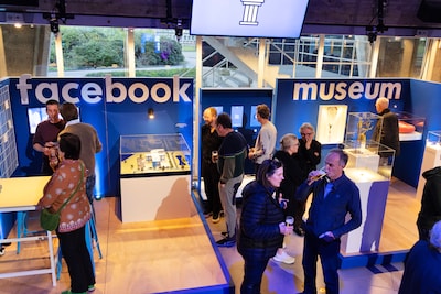 Afscheid nemen van Facebook in museum: ‘Sommige bezoekers waren in paniek’