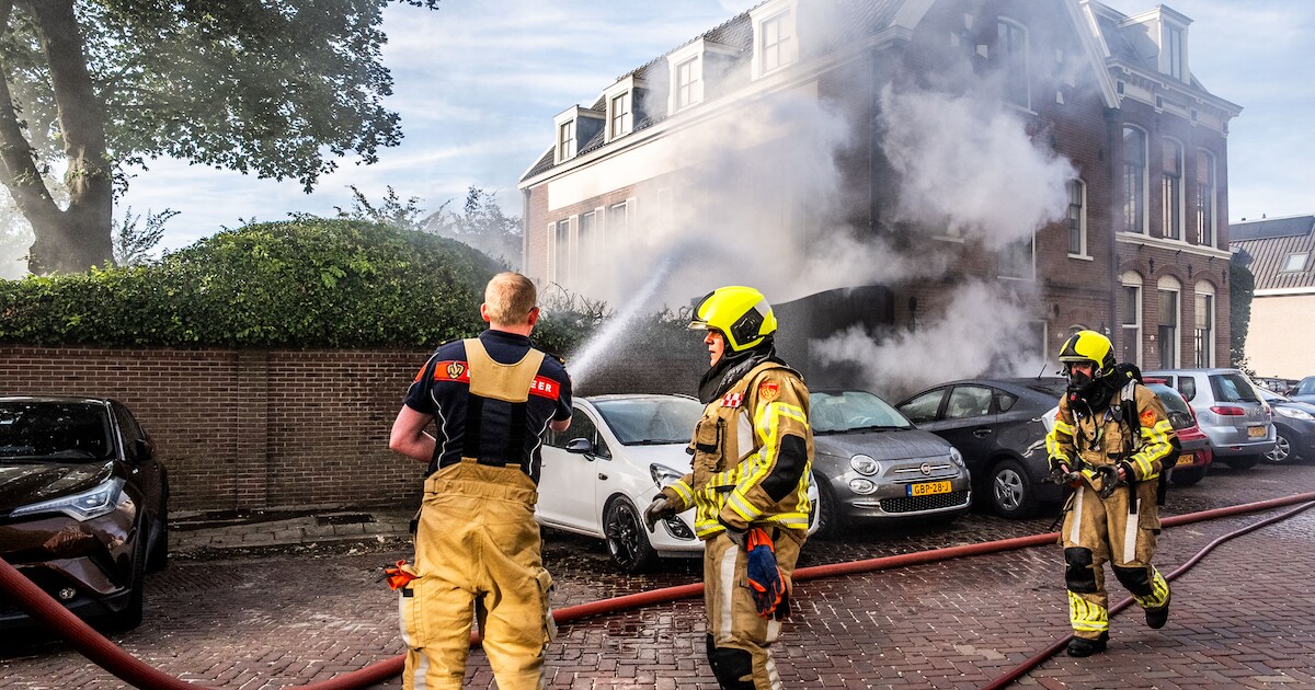 Kat komt om het leven bij woningbrand in Schoonhoven