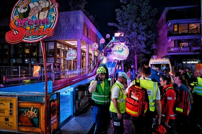 Meisje (8) breekt enkel na val van glijbaan op de Tilburgse kermis, attractie per direct gesloten
