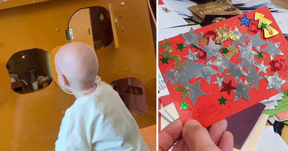 Ouders hopen op stapel kerstkaarten voor zieke Willem (3): ‘Hij wordt ...
