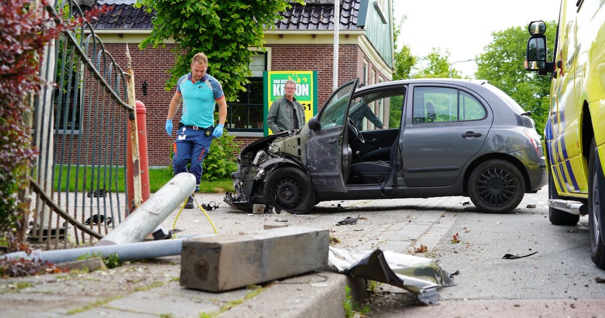 Ongeval met letsel op Dr.Nuijensstraat in Westwoud