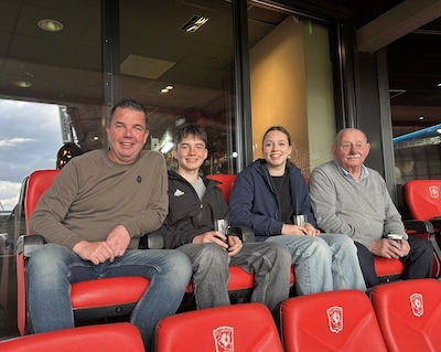 Nog één keer naar FC Twente: wens van Hengelose opa Gé komt uit