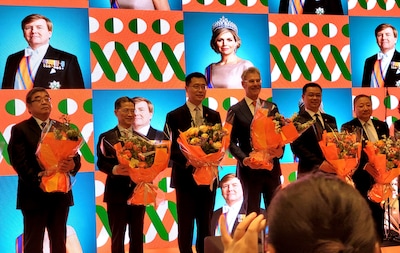 Ook in Shanghai vieren ze Koningsdag