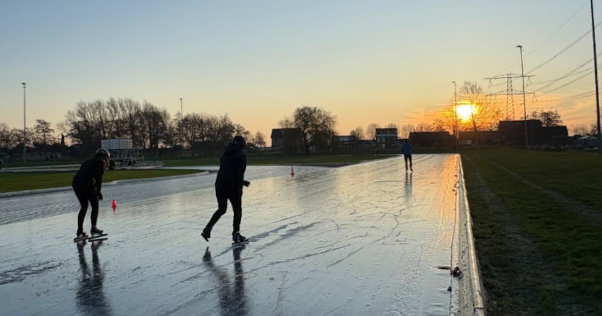 Schaatsen tijdens Tweede Kerstdag: natuurijsbaan in Puttershoek geopend