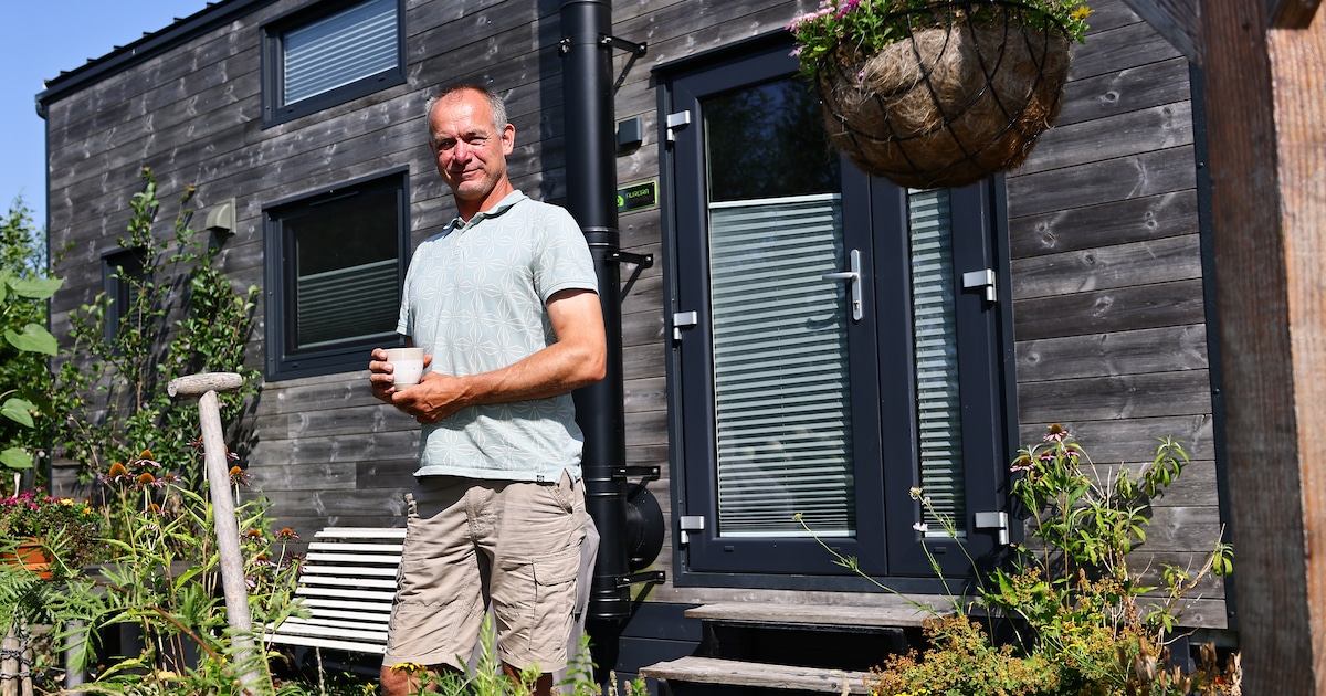 Van groot huis naar klein paradijs: Remco (44) leeft in een tiny house en voelt zich elke dag op vak