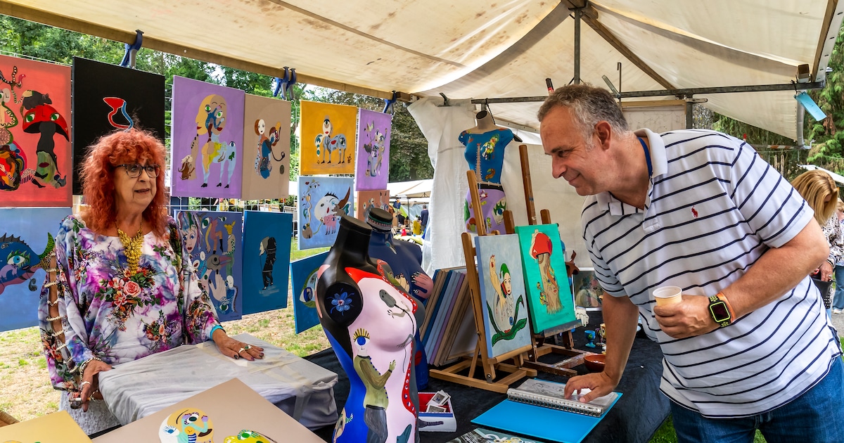 Walk Art Markt in Zeist viert 25-jarig bestaan met kunst, muziek en kinderfeest