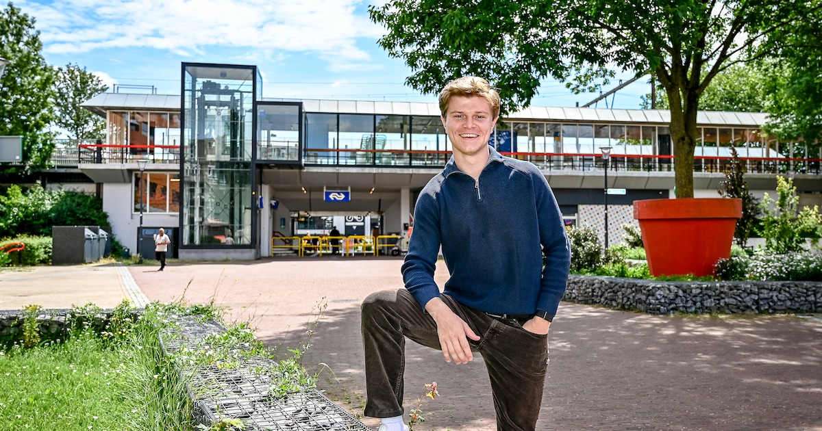 Student Alain zoekt een huis én leidt ondertussen de grootste partij van Capelle: ‘Ik wil dat jonger