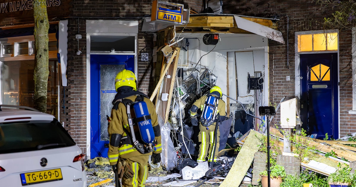 Zware explosies bij plofkraak in Haarlem: pand zwaar beschadigd