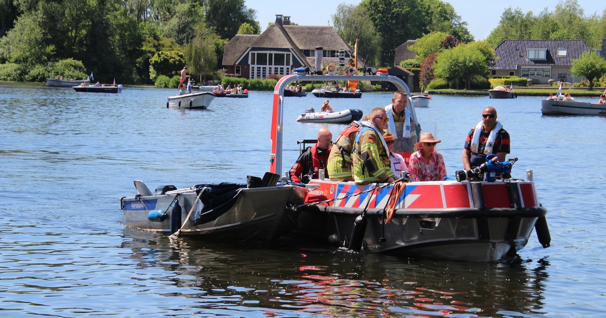 Boot slaat om op Noorderplas in Broek op Langedijk, opvarenden gered