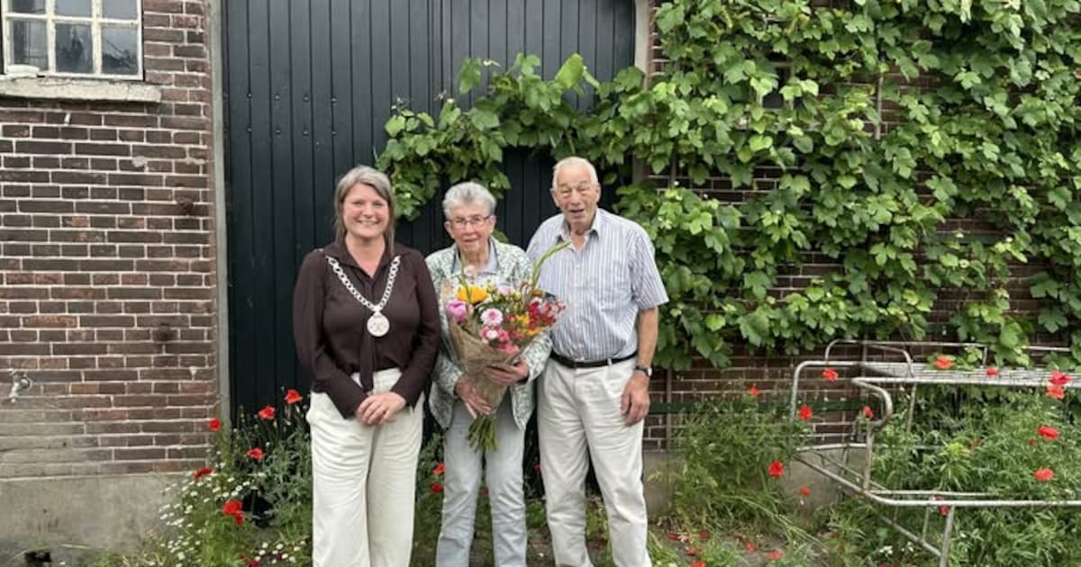 Bruidspaar uit Montfoort viert 60-jarig huwelijk