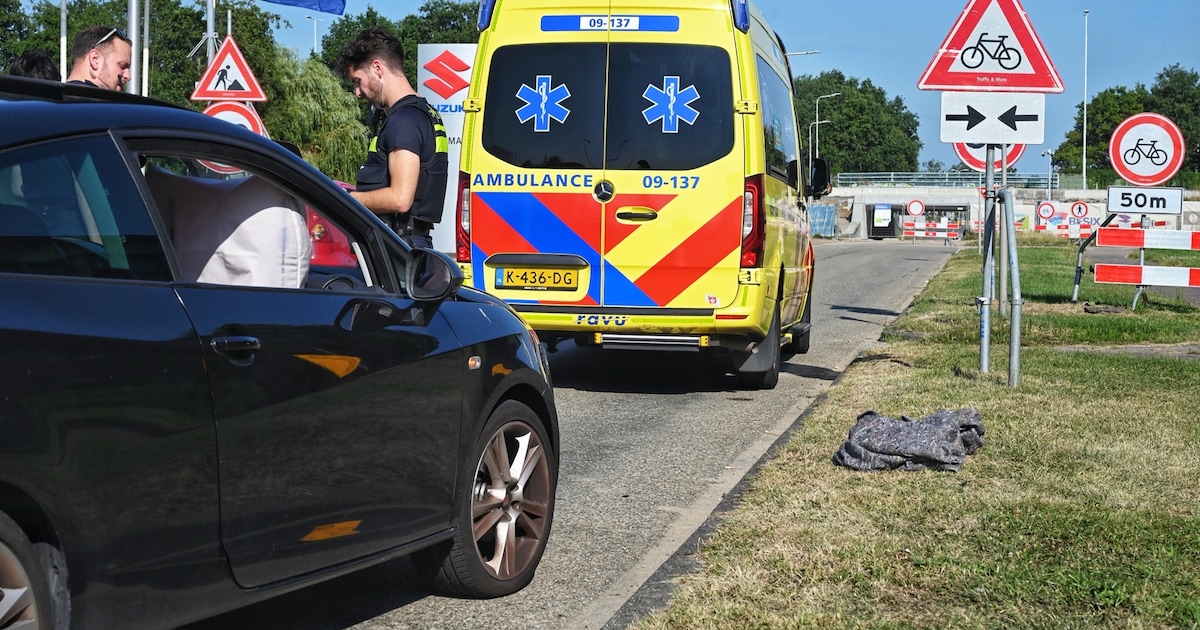 Aanrijding tussen twee auto's op Lange Dreef in Vianen