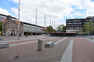 Looking for a friendly chat? Step into the yellow square at the station on Wednesday