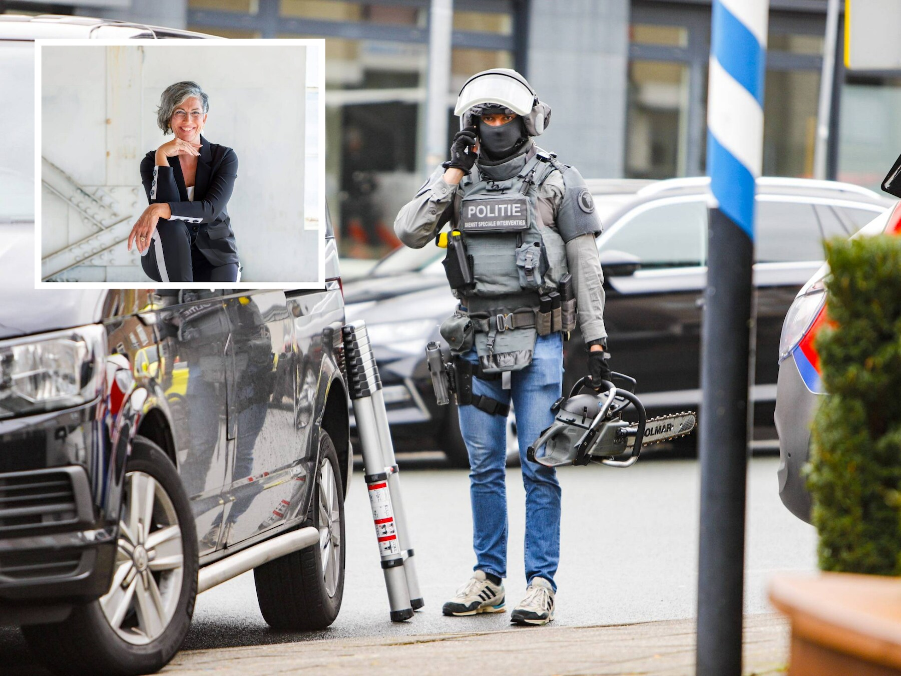 Speciale eenheden leidden de gijzelingssituatie in Ede. Inzet: oud-onderhandelaar Heidi Nieboer.
