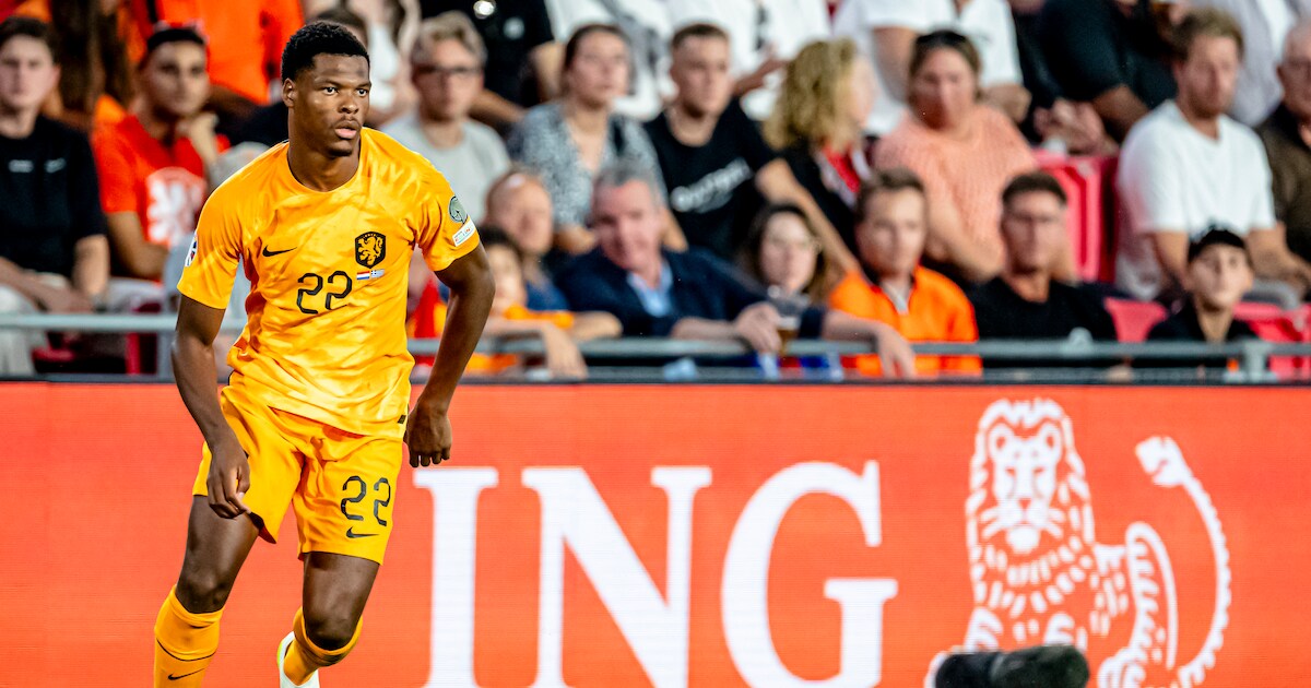 Denzel Dumfries qua statistieken de onbetwiste vedette van Oranje: ‘Ik ...