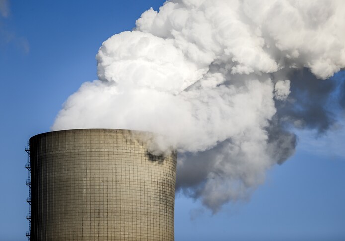 Een elektriciteitscentrale, foto ter illustratie.