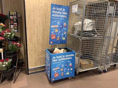 Goed bezig: bij deze Appie kun je eten doneren voor de Voedselbank
