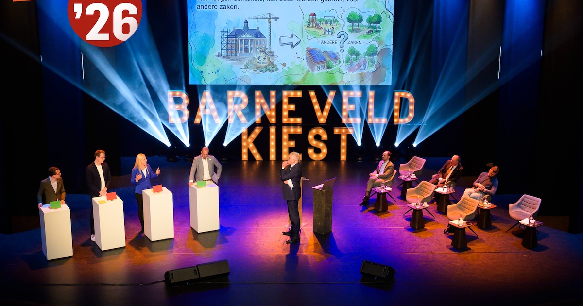 Stevig slotdebat in Schaffelaartheater: lijsttrekkers strijden om zwevende kiezer