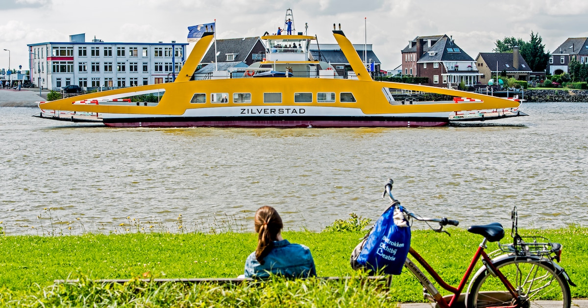 Laag water in de Lek, maar ponten bij Schoonhoven en Bergstoep blijven varen