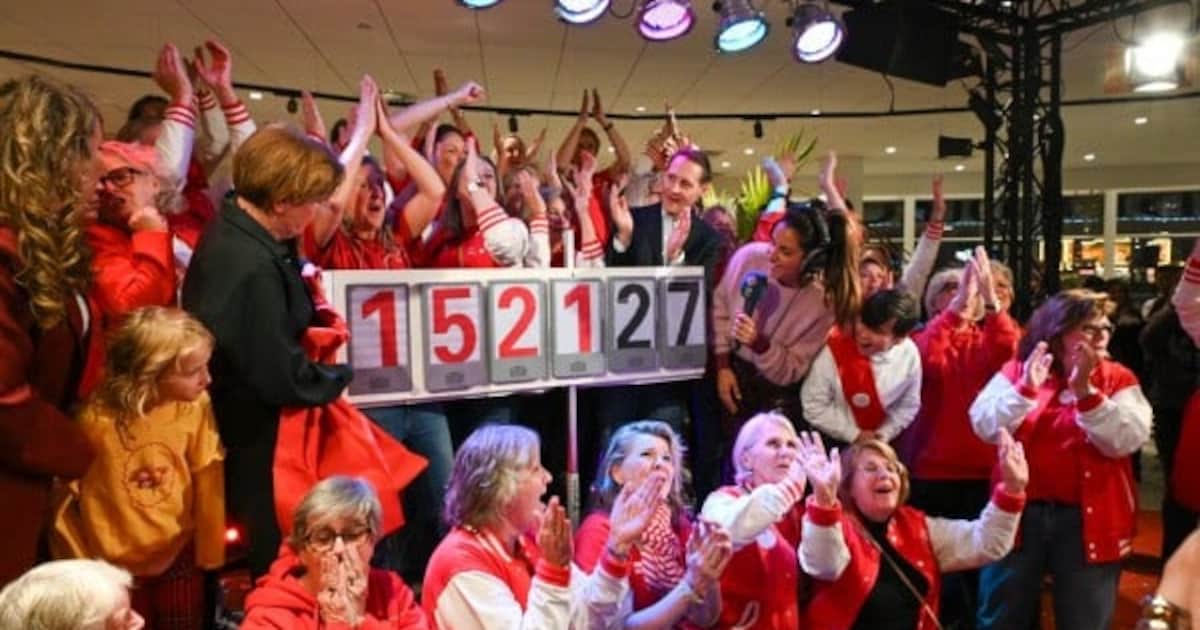 Nieuw record: Sintvoorieder1 haalt in Gouda 5676 cadeaus op!