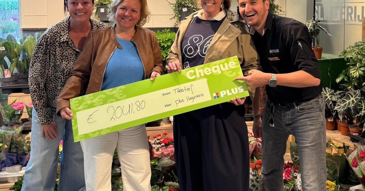 PLUS Heijmans Oudewater steunt Treatief met statiegeldactie