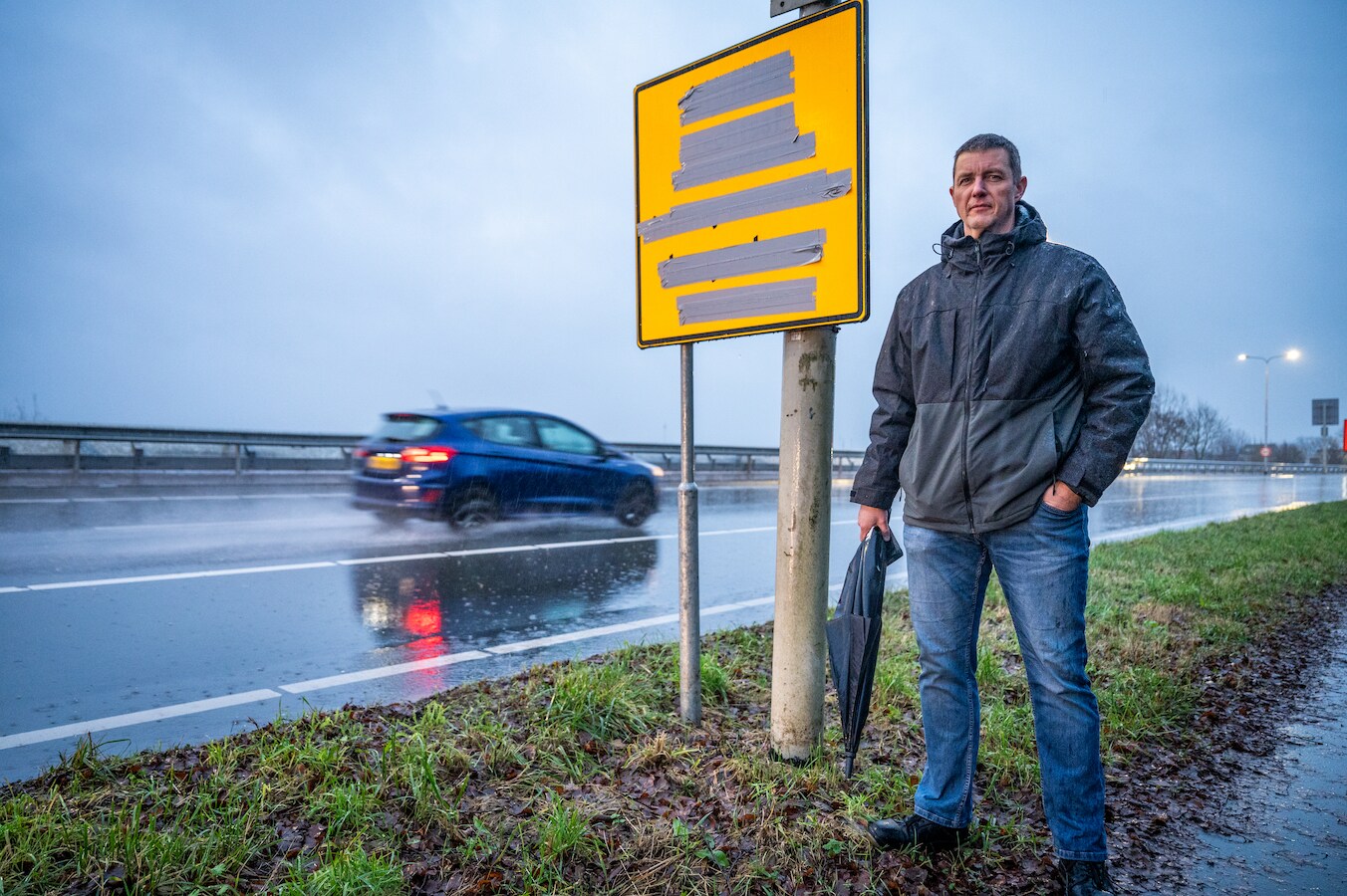 Provincie werkt aan busstrook N207, auto’s minder lang in file bij ...