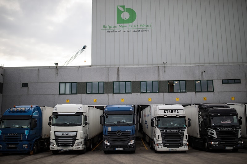 De New Fruit Wharf in Antwerpen, waar het schip met de drugs aankwam.