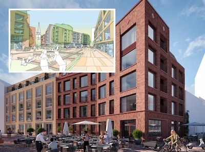 Dit is het nieuwe plan voor Lange Wemen, een nieuwe wijk in Hengelo: 310 woningen en een beek door d