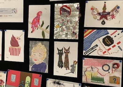 Expositie in Woerden toont werken van project 'Kunst door de Brievenbus'