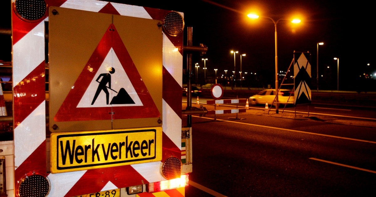 Nachtelijke afsluitingen op A6 tussen Lelystad-Noord en Urk