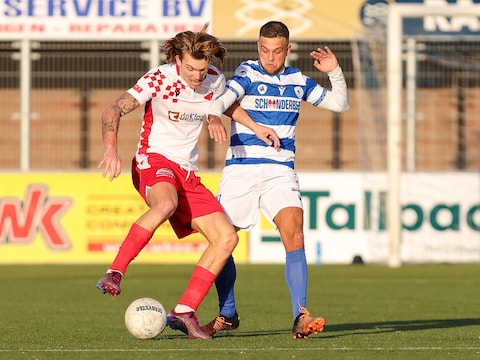 Mark Veenhoven tegen Kozakken Boys ‘opgefokter dan normaal’: ‘Je wilt niet van je oude club verliezen’
